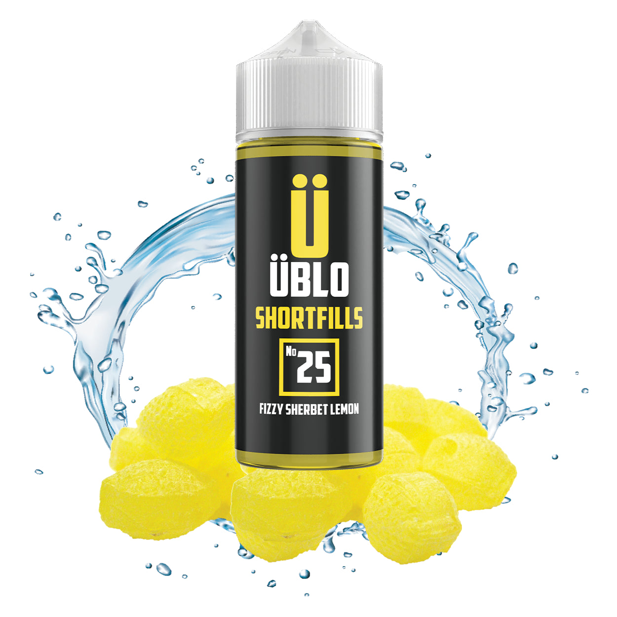 Shortfill E-liquid – No25 Fizzy Sherbert Lemon 120ML
