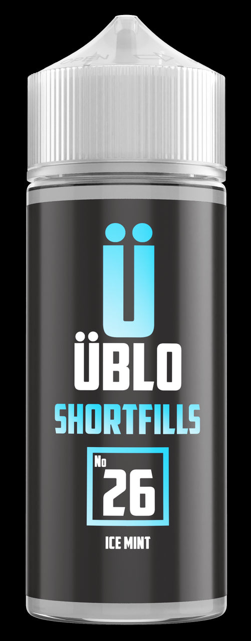 ÜBLO Short fill – No26 Ice Mint 120ML